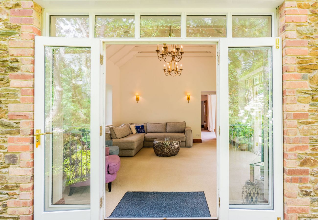 Patio doors, garden room, living room